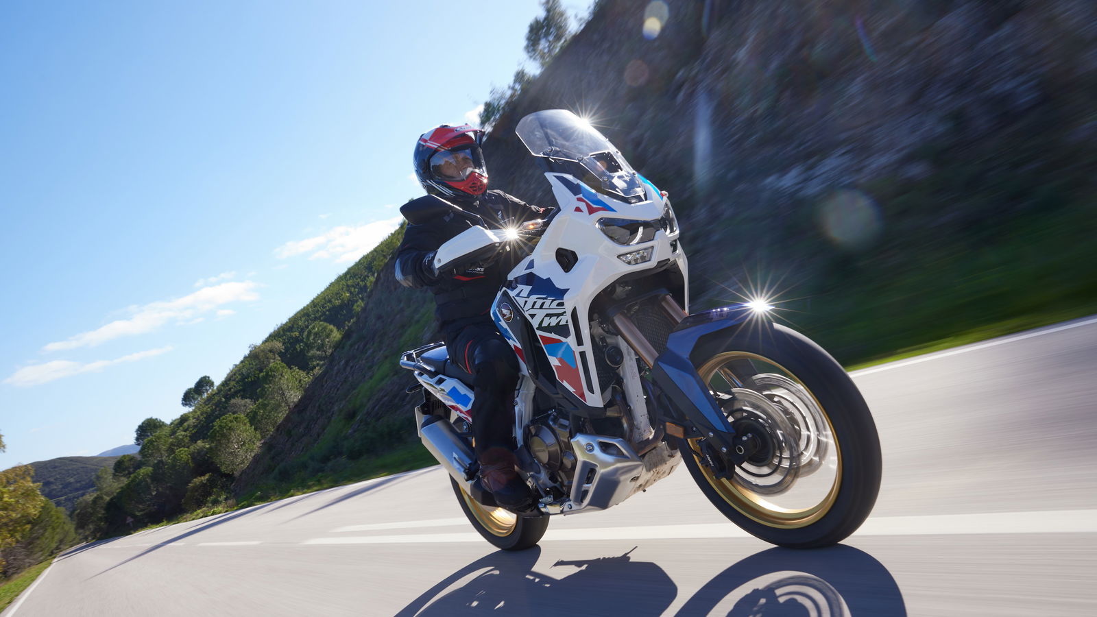 Honda Africa Twin Adventure Sports - riding 